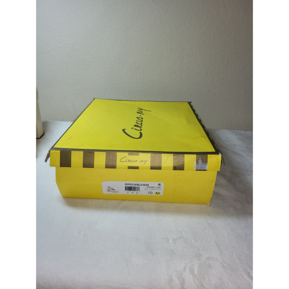 Circus NY By Sam Edelman Chunky Block Heel Platform Cream White SZ 10 M Cosplay - Picture 12 of 12